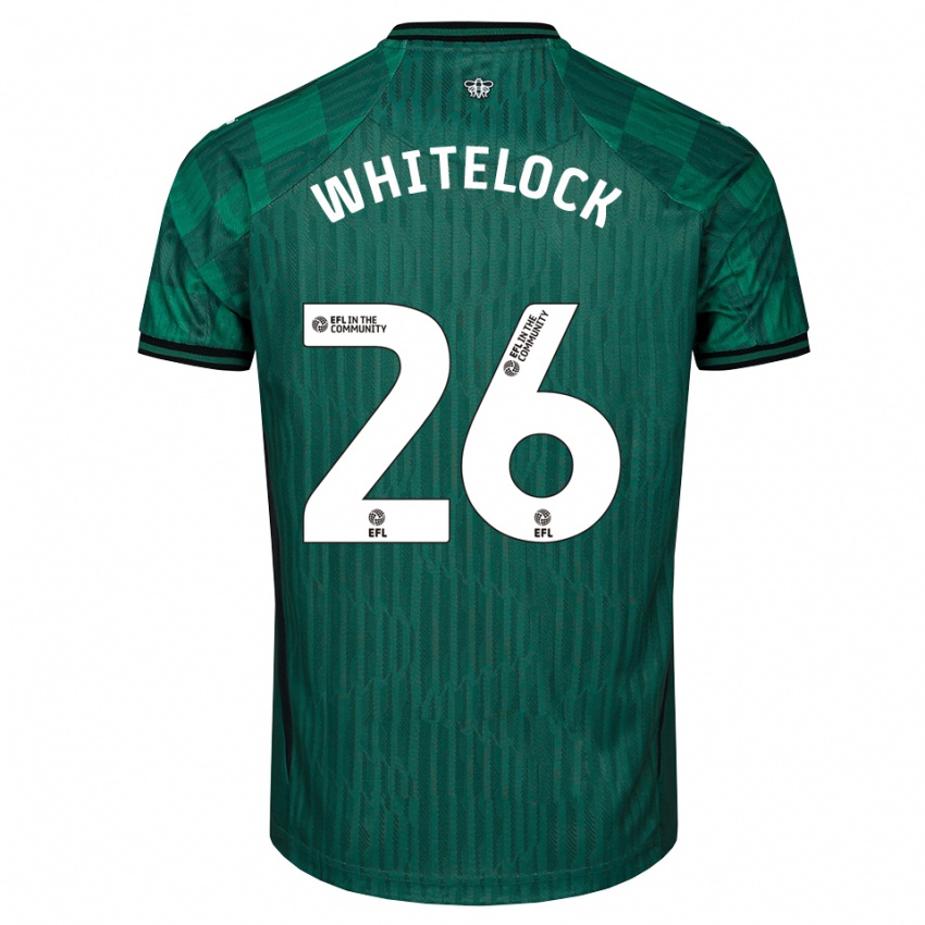 נשים לילי ווייטלוק #26 ירוק שחור הרחק ג'רזי 2025/26 חולצה קצרה