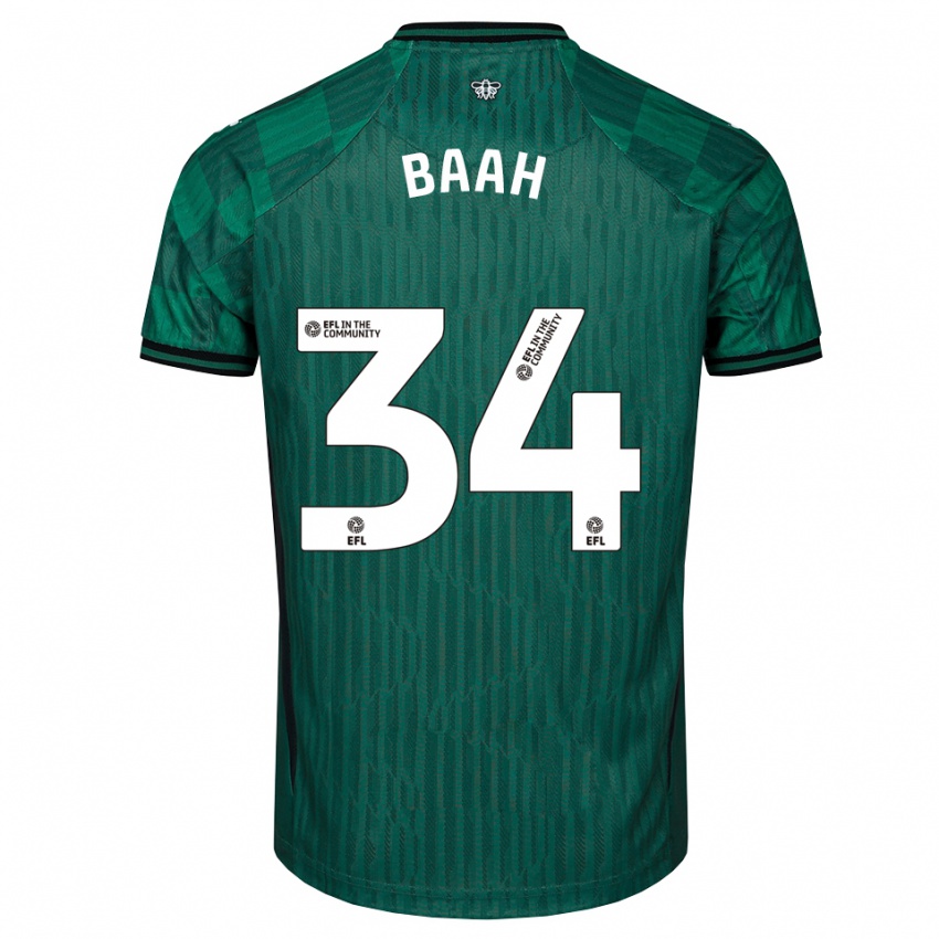 נשים קוואג׳ו באהה #34 ירוק שחור הרחק ג'רזי 2025/26 חולצה קצרה