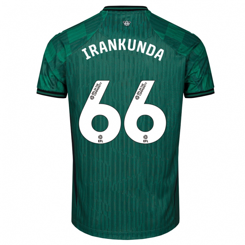 נשים נסטורי אירנקונדה #66 ירוק שחור הרחק ג'רזי 2025/26 חולצה קצרה