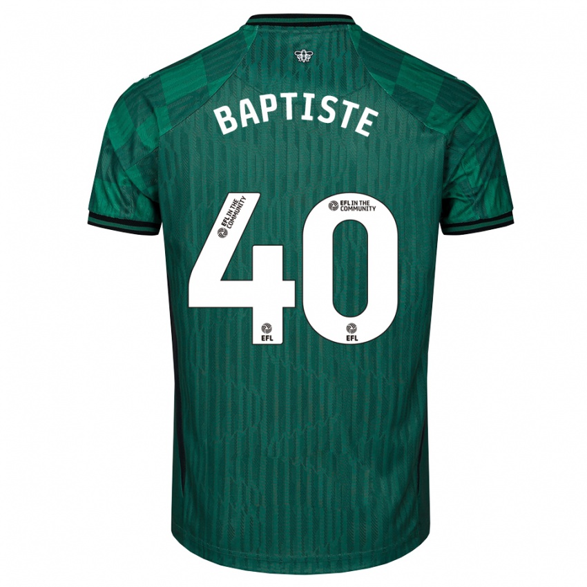 נשים ביאנקה באטיס #40 ירוק שחור הרחק ג'רזי 2025/26 חולצה קצרה