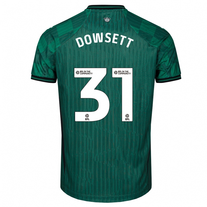 נשים רבקה דואסט #31 ירוק שחור הרחק ג'רזי 2025/26 חולצה קצרה