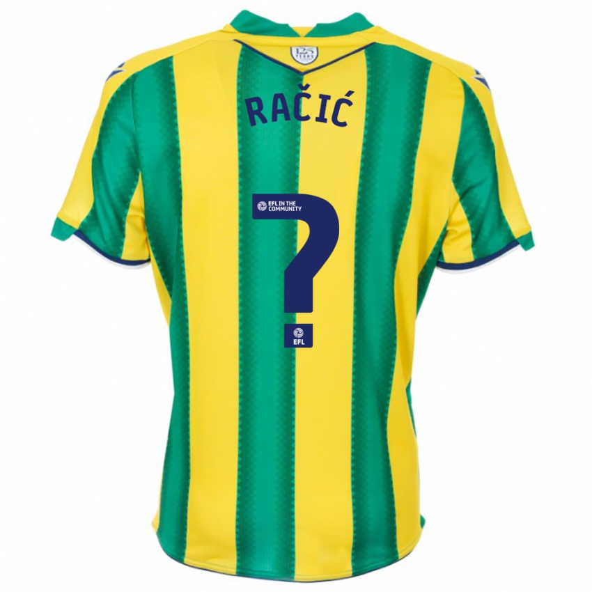 נשים אורוש ראצ'יץ' #0 צהוב ירוק הרחק ג'רזי 2025/26 חולצה קצרה