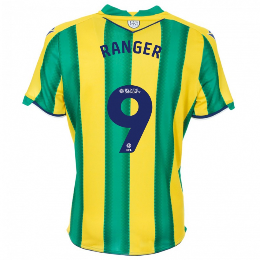 נשים Donte Ranger #9 צהוב ירוק הרחק ג'רזי 2025/26 חולצה קצרה