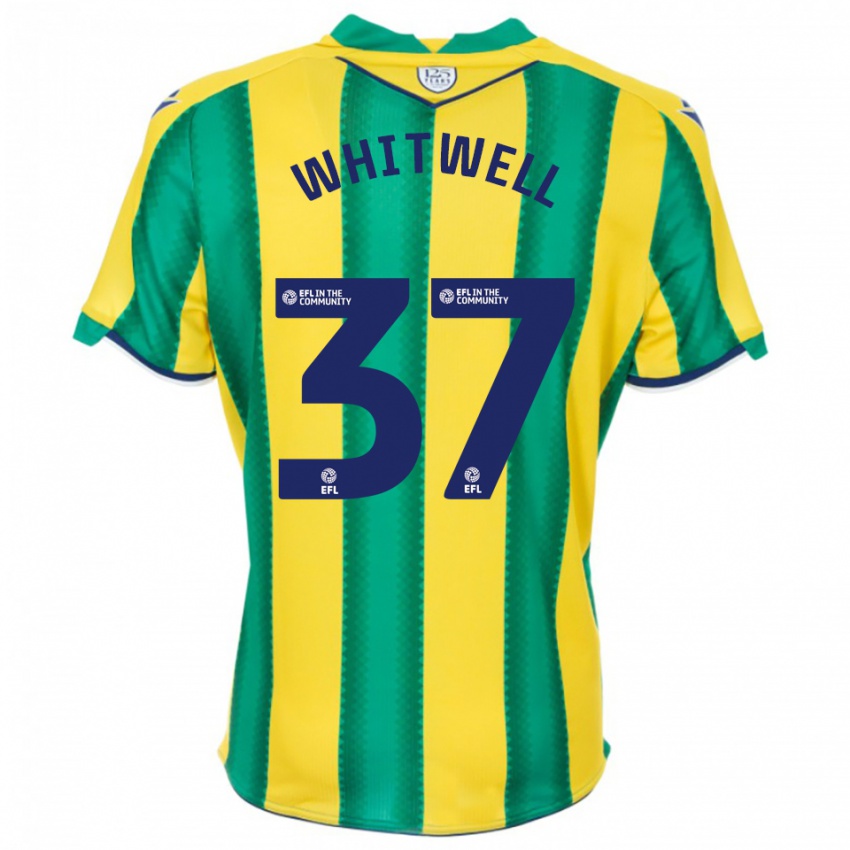 נשים הארי ויטוול #37 צהוב ירוק הרחק ג'רזי 2025/26 חולצה קצרה