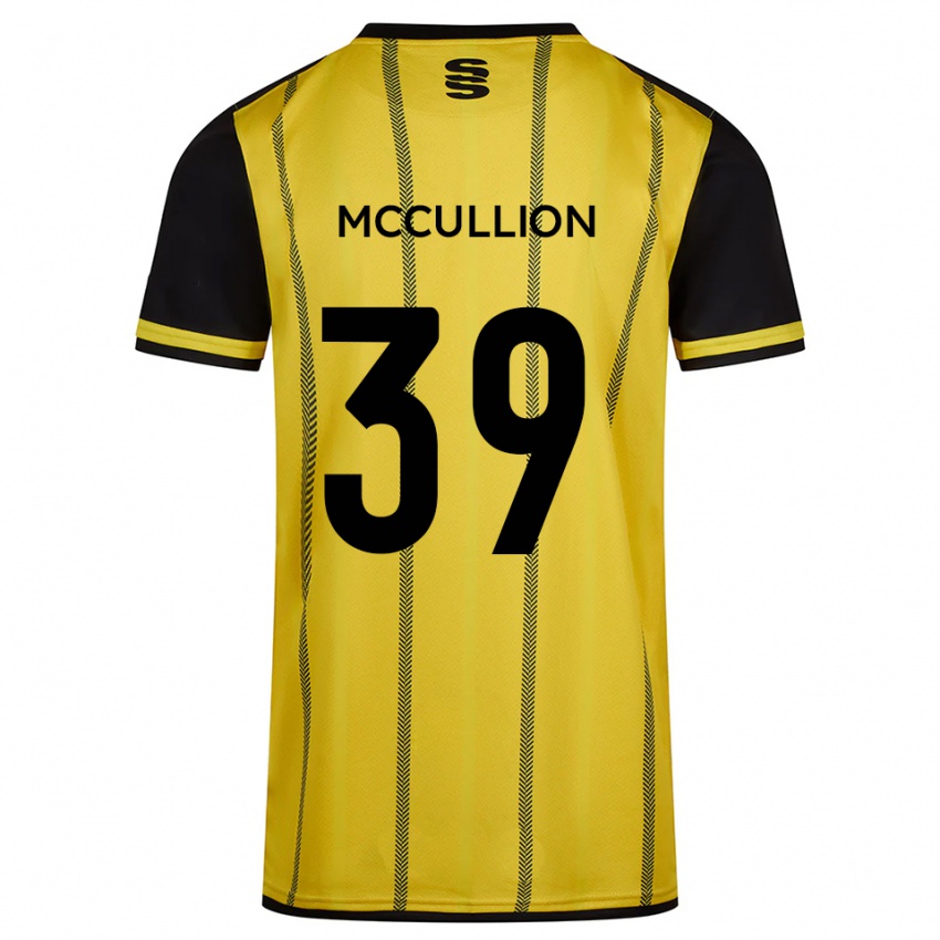 נשים Gerald Mccullion #39 צהוב שחור הרחק ג'רזי 2025/26 חולצה קצרה