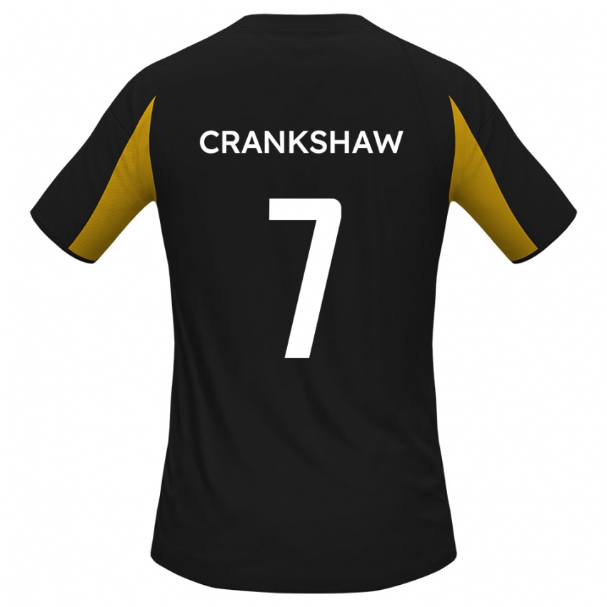 נשים אולי קרנקשו #7 שחור צהוב הרחק ג'רזי 2025/26 חולצה קצרה