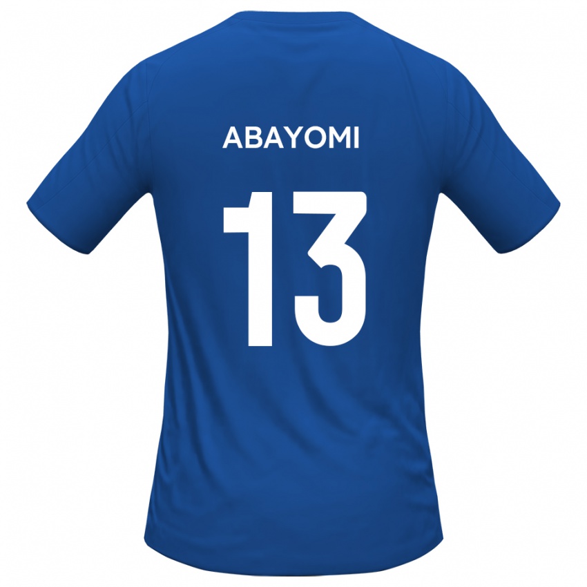 נשים Koju Abayomi #13 תכלת הרחק ג'רזי 2025/26 חולצה קצרה