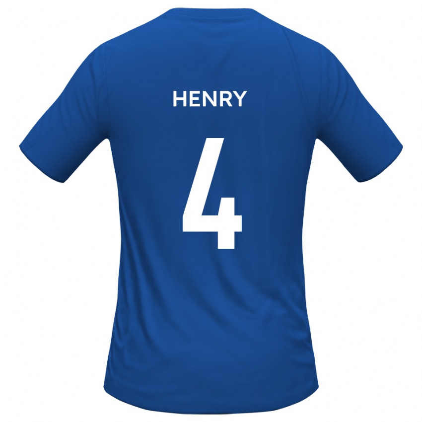 נשים Aaron Henry #4 תכלת הרחק ג'רזי 2025/26 חולצה קצרה