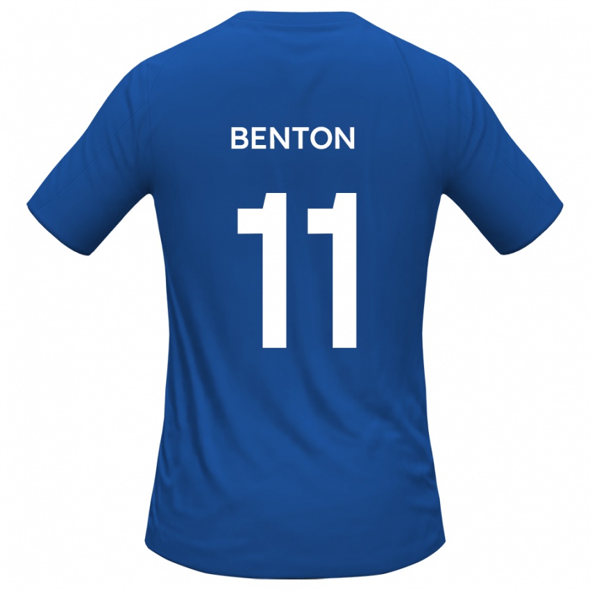 נשים ג׳ון הריסון בנטון #11 תכלת הרחק ג'רזי 2025/26 חולצה קצרה