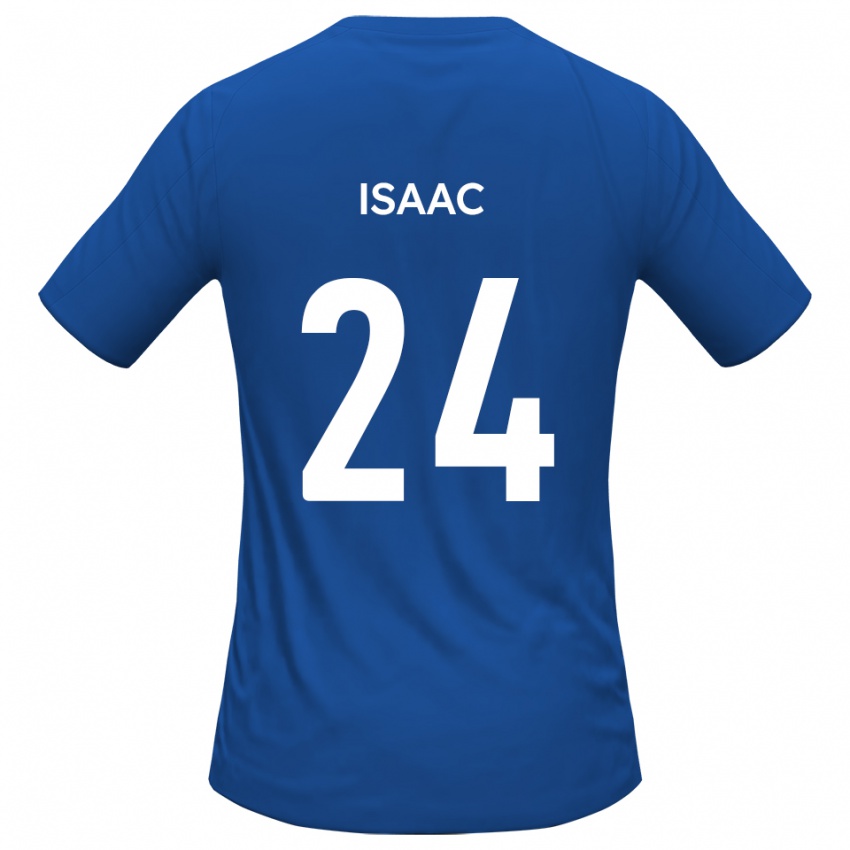 נשים Daniel Isaac #24 תכלת הרחק ג'רזי 2025/26 חולצה קצרה