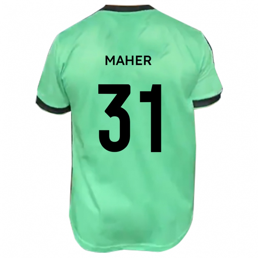 נשים ניאל מאהר #31 טורקיז שחור הרחק ג'רזי 2025/26 חולצה קצרה