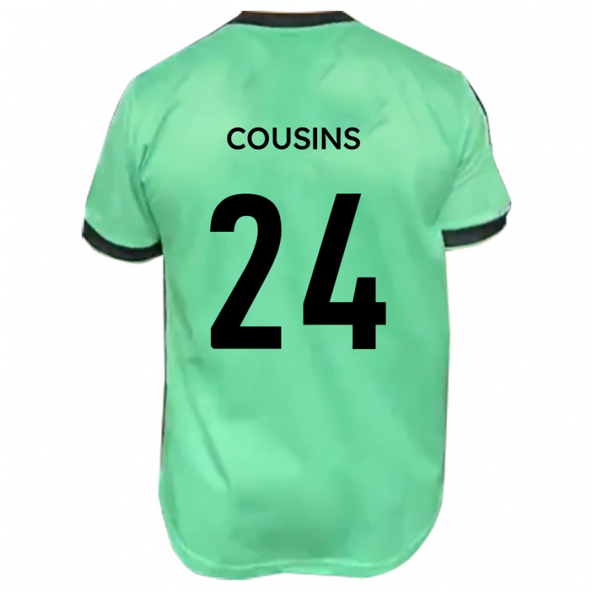 נשים ג'ורדן קאזינס #24 טורקיז שחור הרחק ג'רזי 2025/26 חולצה קצרה