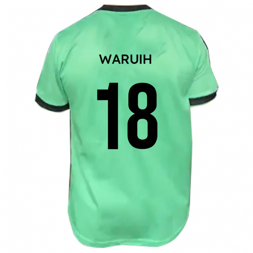 נשים Angel Waruih #18 טורקיז שחור הרחק ג'רזי 2025/26 חולצה קצרה