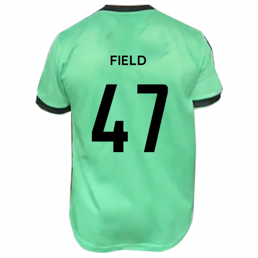 נשים Tyler Field #47 טורקיז שחור הרחק ג'רזי 2025/26 חולצה קצרה