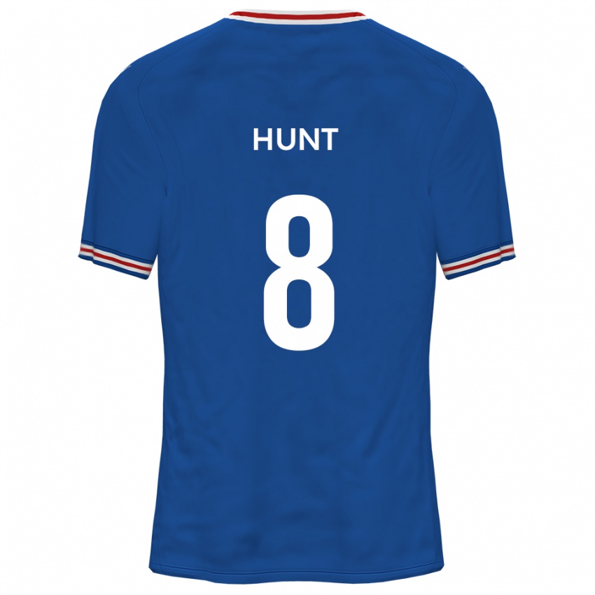 נשים Alex Hunt #8 כחול דודג'ר הרחק ג'רזי 2025/26 חולצה קצרה