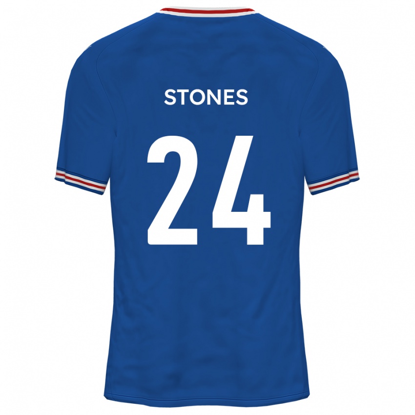 נשים ג׳וש סטונס #24 כחול דודג'ר הרחק ג'רזי 2025/26 חולצה קצרה