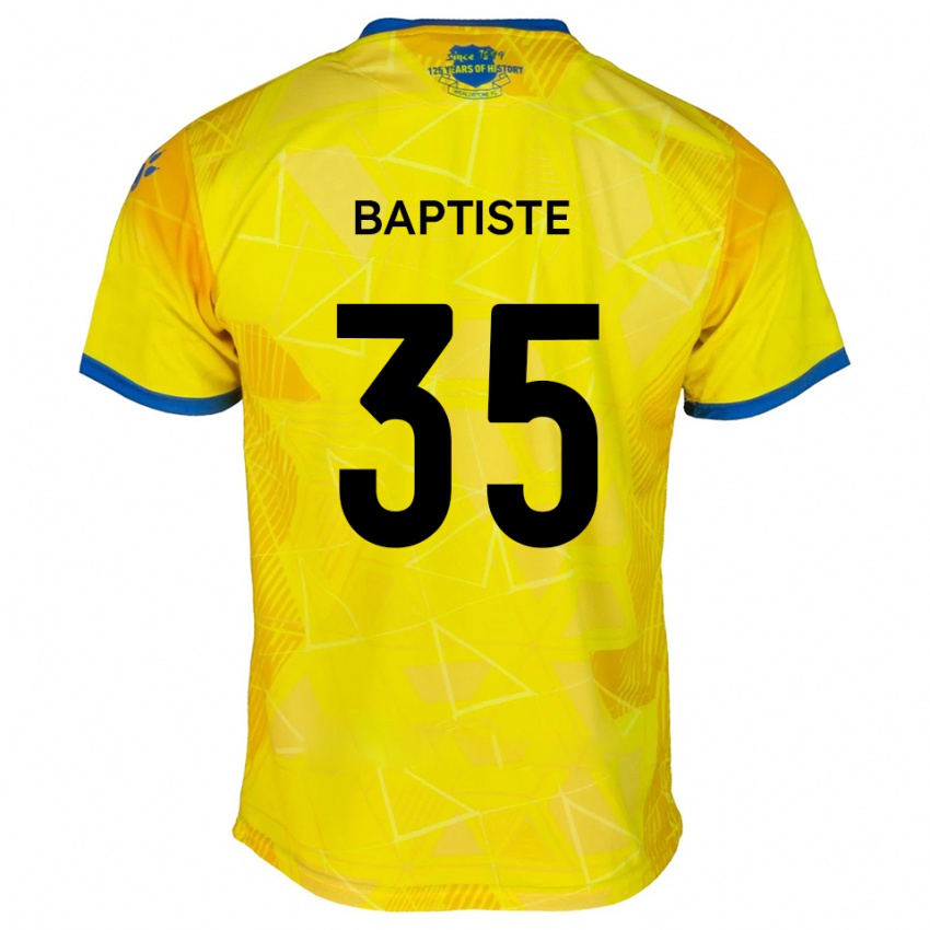 נשים דנטה אסטור כארים באטיס #35 צהוב כחול הרחק ג'רזי 2025/26 חולצה קצרה