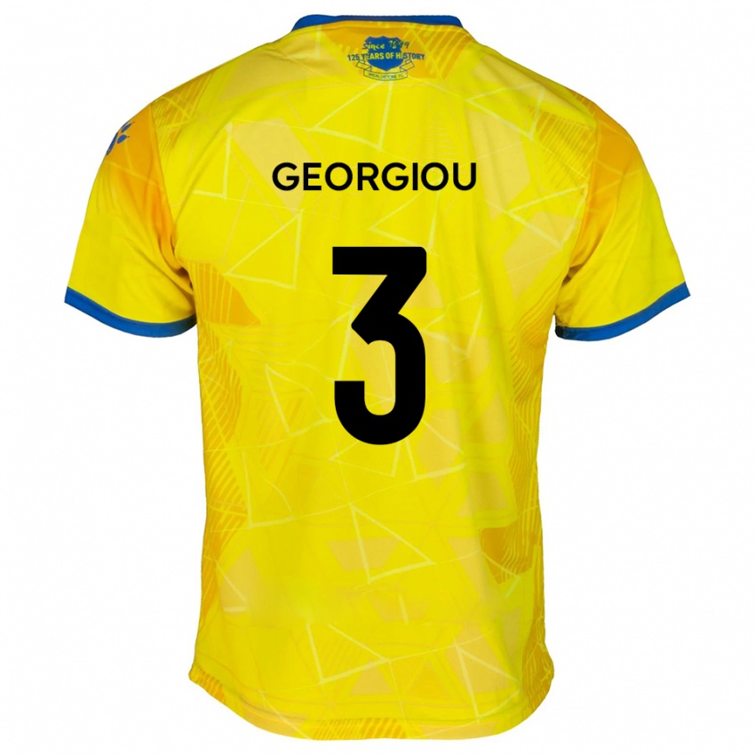 נשים אנטוני ג'ורג'יו #3 צהוב כחול הרחק ג'רזי 2025/26 חולצה קצרה