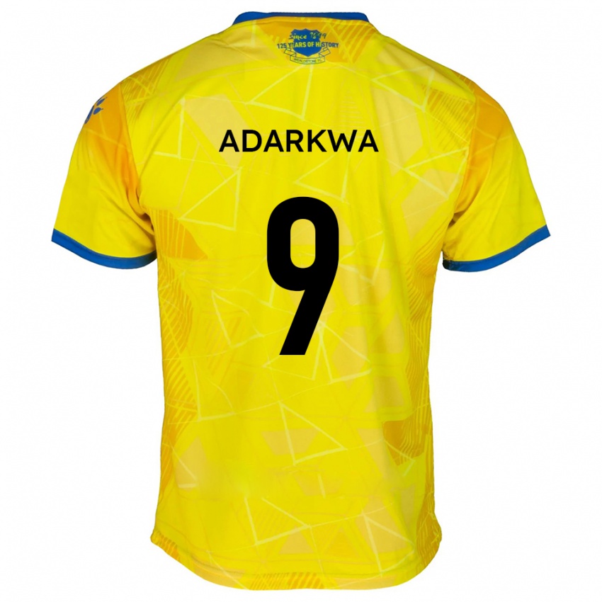 נשים שון ג׳ורדן אדרקווה #9 צהוב כחול הרחק ג'רזי 2025/26 חולצה קצרה