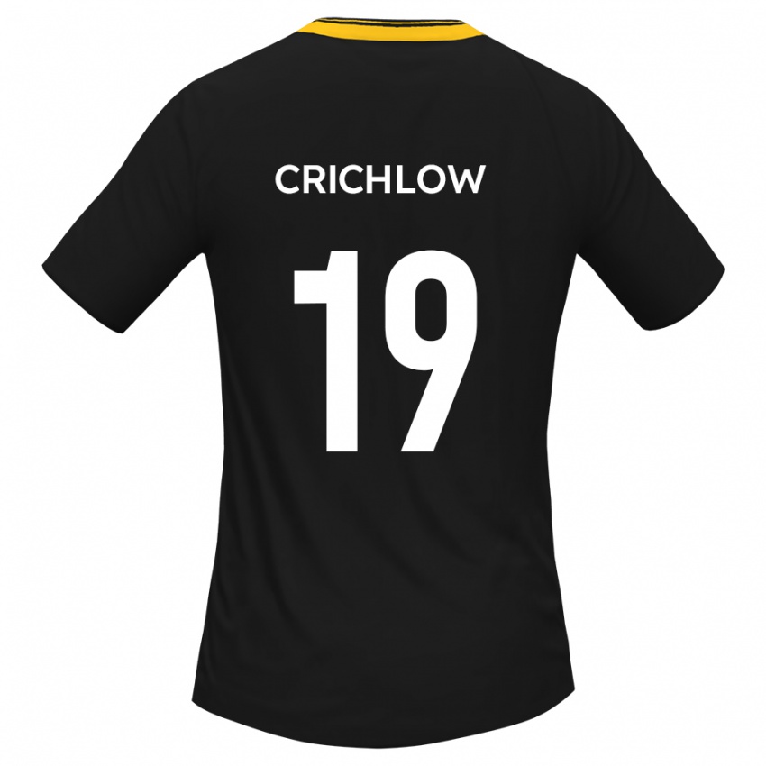 נשים קיין קריצ'לו #19 שחור צהוב הרחק ג'רזי 2025/26 חולצה קצרה