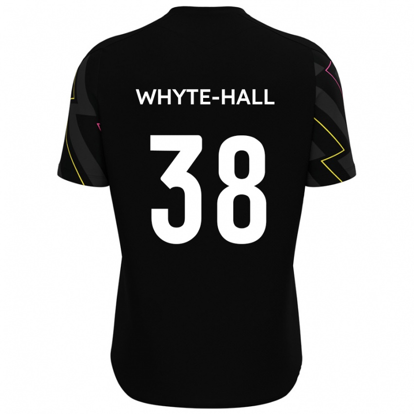 נשים Szhem Whyte-Hall #38 שחור אפור הרחק ג'רזי 2025/26 חולצה קצרה