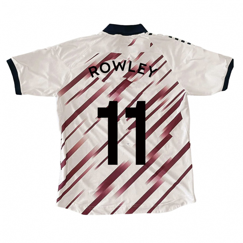 נשים Joe Rowley #11 לבן אדום הרחק ג'רזי 2025/26 חולצה קצרה