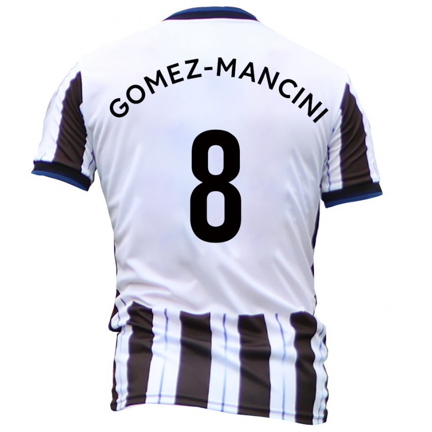 נשים אנתוני גומז מנצ׳יני #8 לבן שחור הרחק ג'רזי 2025/26 חולצה קצרה