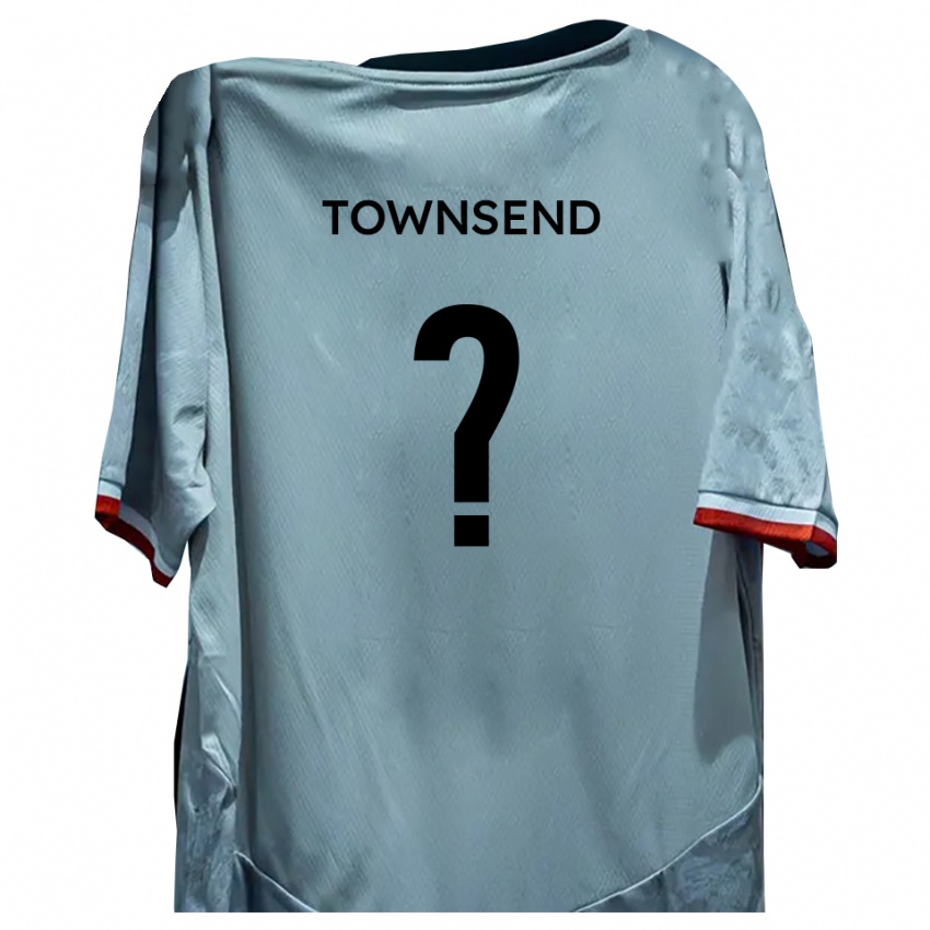 נשים Ellie Townsend #0 לבן שחור הרחק ג'רזי 2025/26 חולצה קצרה