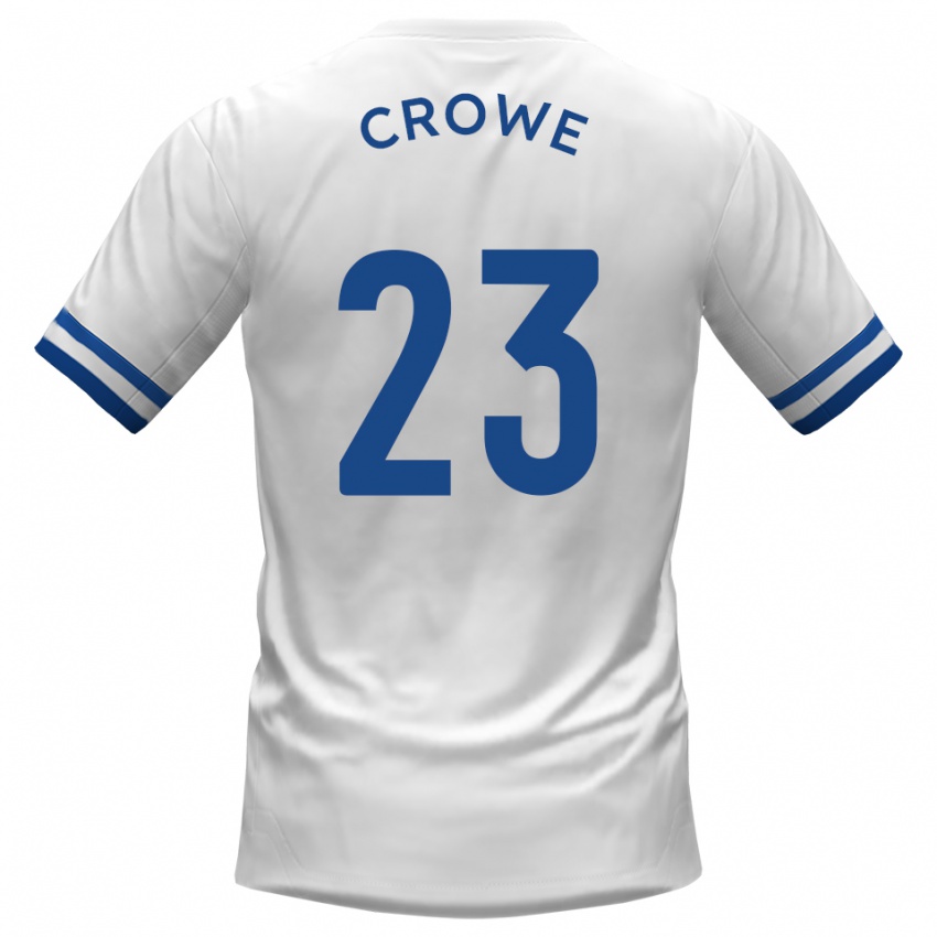 נשים דילן קרואו #23 לבן כחול הרחק ג'רזי 2025/26 חולצה קצרה