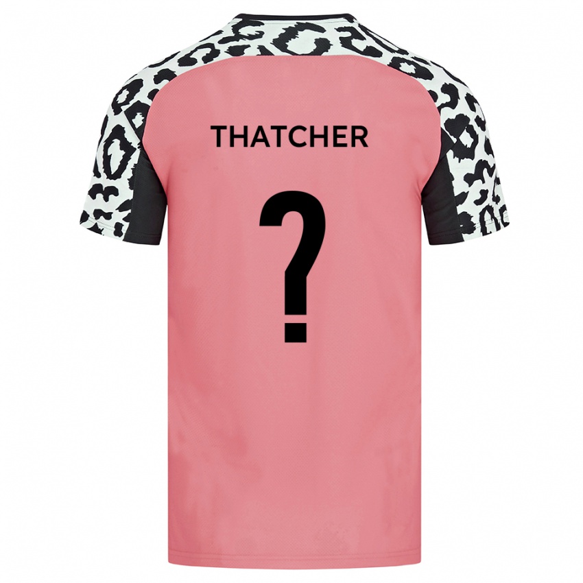 נשים Katie Thatcher #0 ורוד שחור הרחק ג'רזי 2025/26 חולצה קצרה