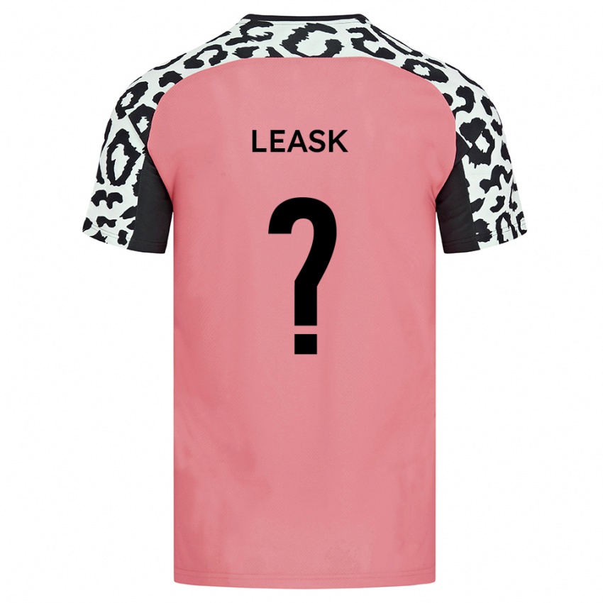 נשים Amy Leask #0 ורוד שחור הרחק ג'רזי 2025/26 חולצה קצרה