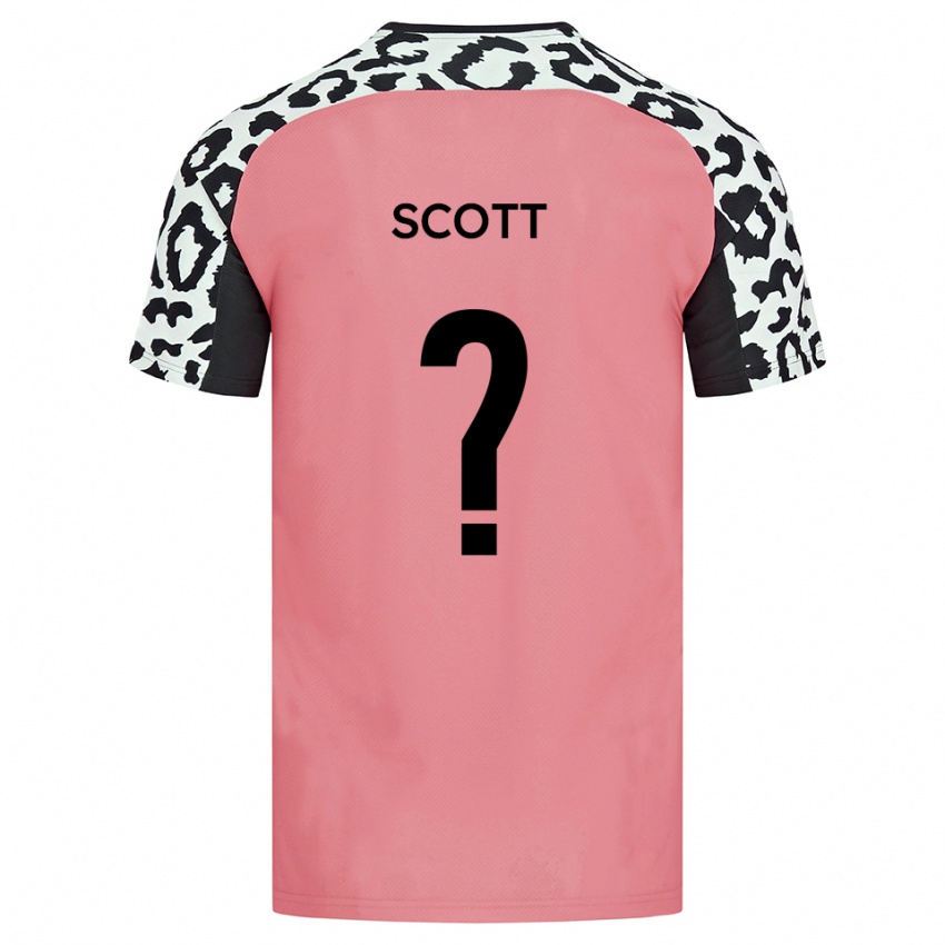 נשים Chantelle Scott #0 ורוד שחור הרחק ג'רזי 2025/26 חולצה קצרה