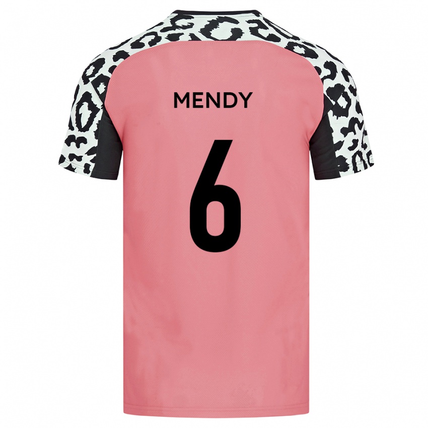 נשים לורן מנדי #6 ורוד שחור הרחק ג'רזי 2025/26 חולצה קצרה