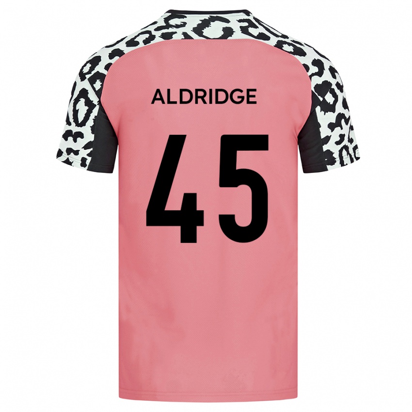 נשים Jesse Aldridge #45 ורוד שחור הרחק ג'רזי 2025/26 חולצה קצרה