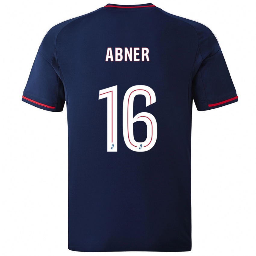 נשים אבנר #16 כחול נייבי אדום הרחק ג'רזי 2025/26 חולצה קצרה