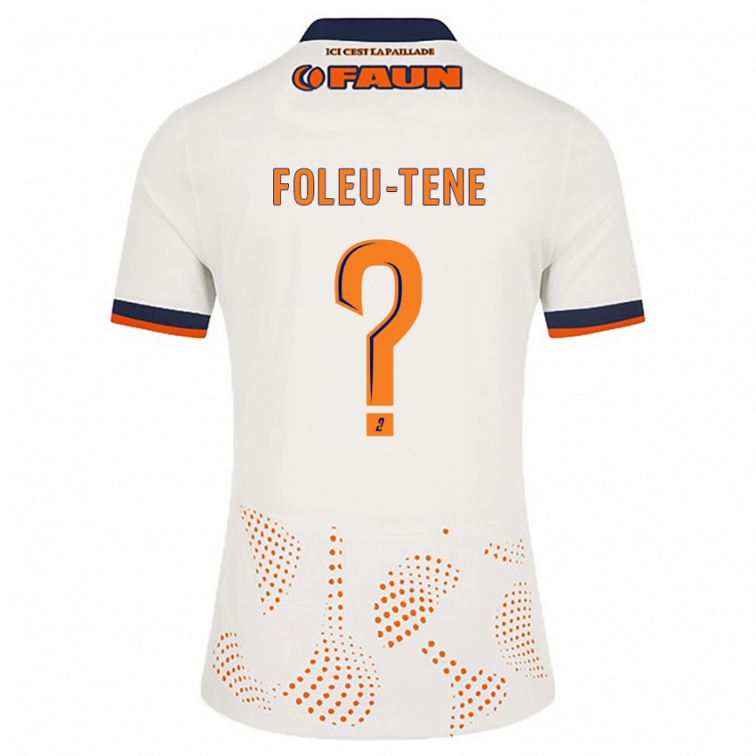 נשים Kévin Foleu-Tene #0 לבן כתום הרחק ג'רזי 2025/26 חולצה קצרה