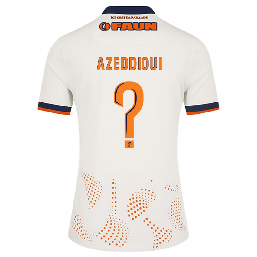 נשים Haytam Azeddioui #0 לבן כתום הרחק ג'רזי 2025/26 חולצה קצרה