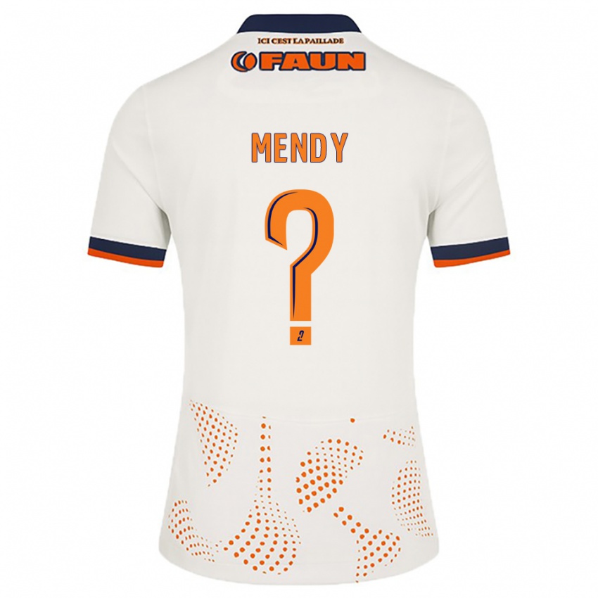 נשים Kélyan Mendy #0 לבן כתום הרחק ג'רזי 2025/26 חולצה קצרה