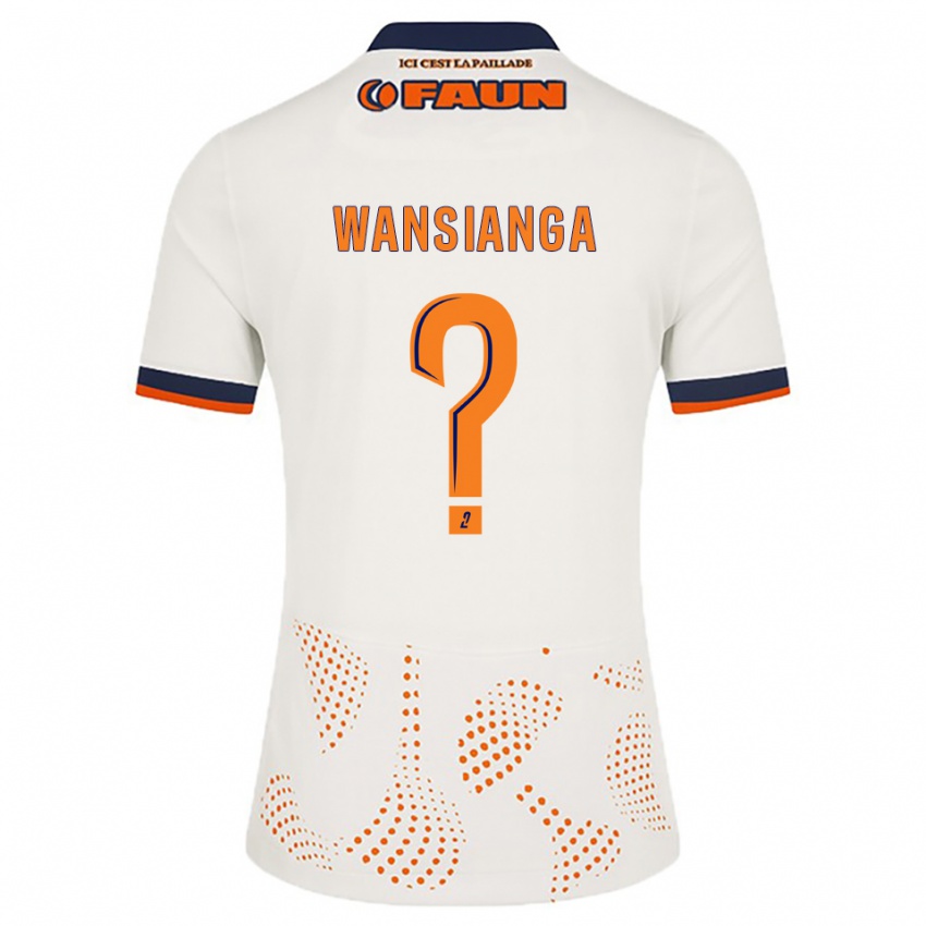 נשים Miguel Wansianga #0 לבן כתום הרחק ג'רזי 2025/26 חולצה קצרה נשים Miguel Wansianga #0 לבן כתום הרחק ג'רזי 2025/26 חולצה קצרה
