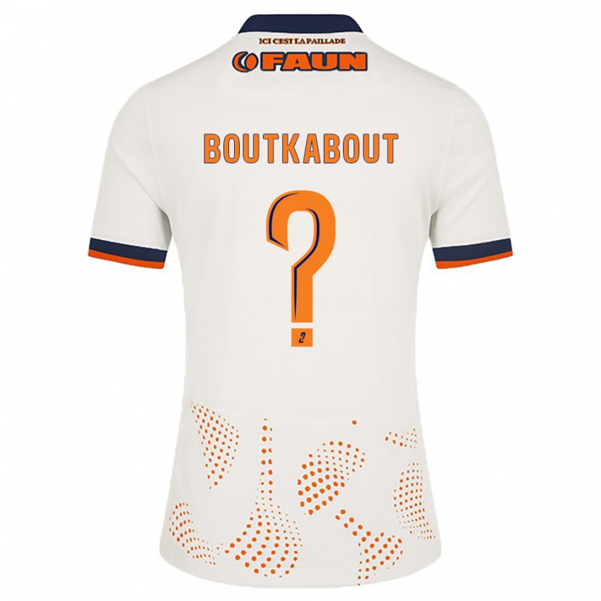 נשים Amir Boutkabout #0 לבן כתום הרחק ג'רזי 2025/26 חולצה קצרה