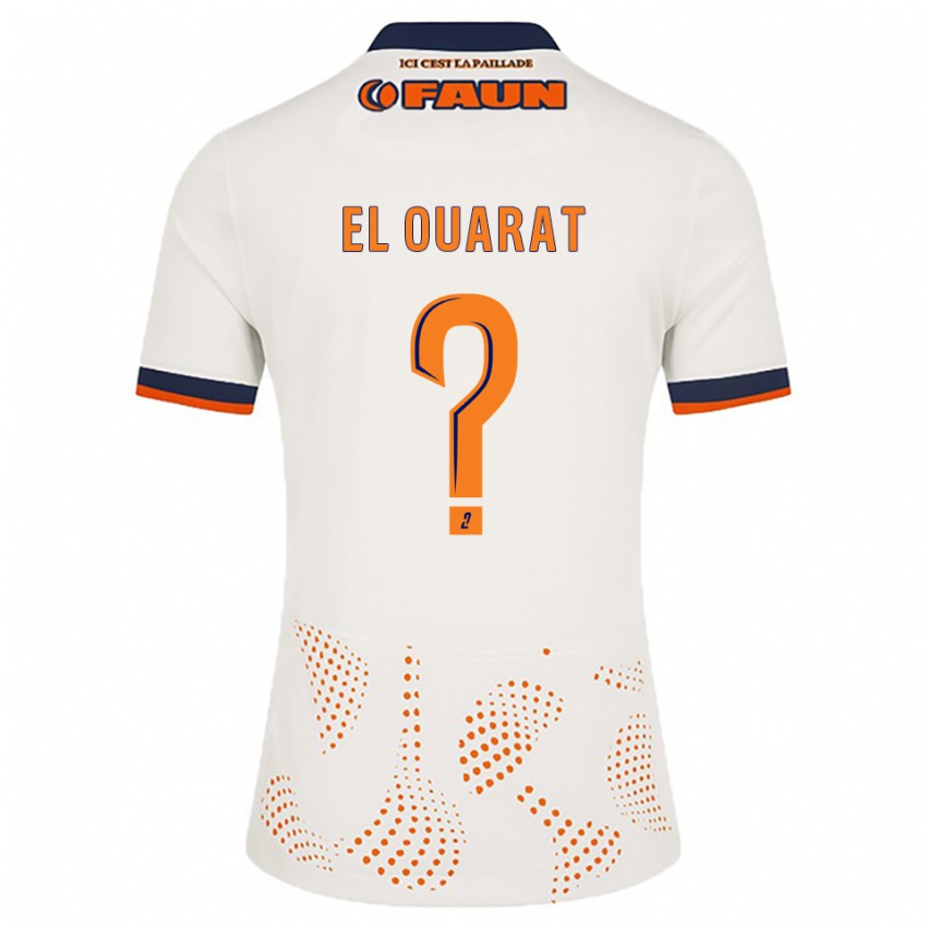 נשים Adam El Ouarat #0 לבן כתום הרחק ג'רזי 2025/26 חולצה קצרה