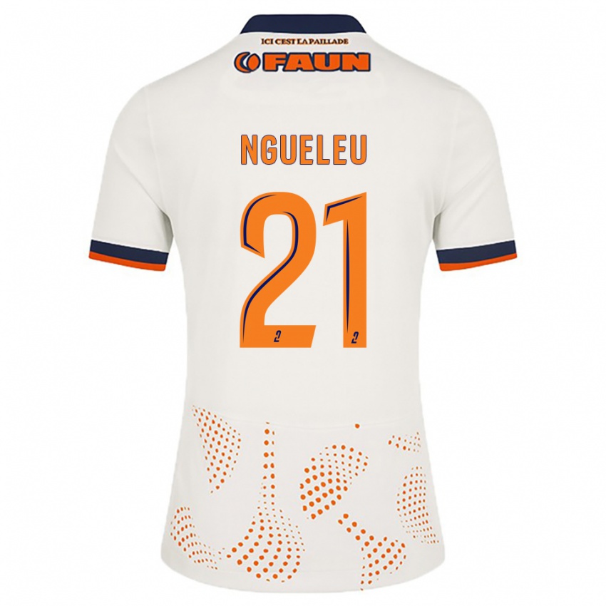 נשים Nina Ngueleu #21 לבן כתום הרחק ג'רזי 2025/26 חולצה קצרה