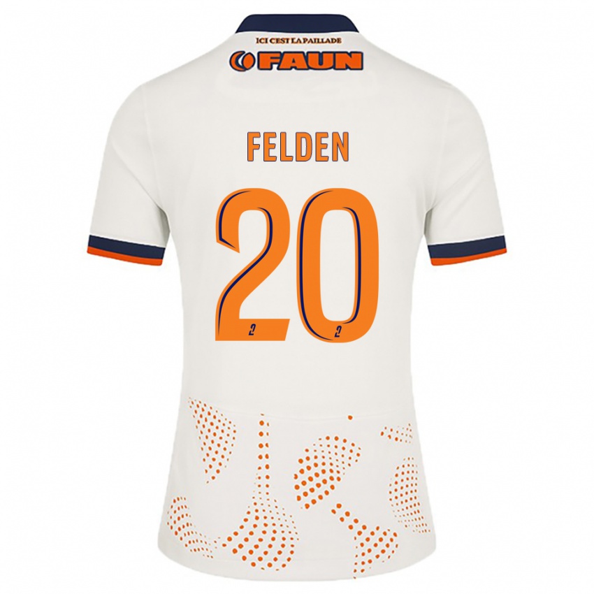 נשים Agathe Felden #20 לבן כתום הרחק ג'רזי 2025/26 חולצה קצרה