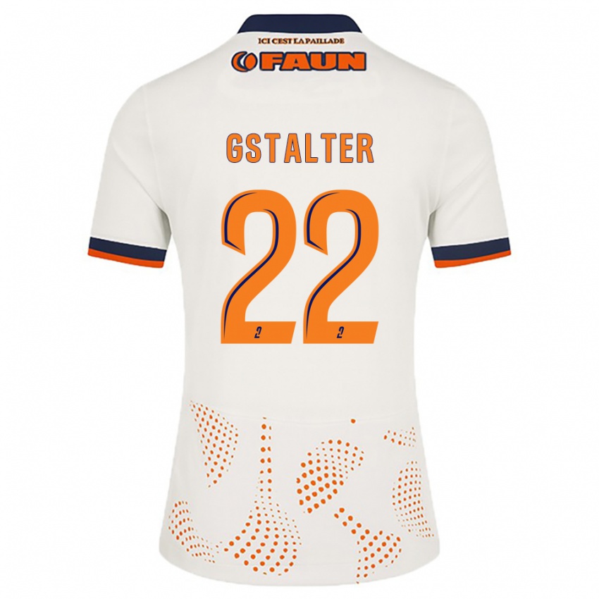 נשים לולה גסטלטר #22 לבן כתום הרחק ג'רזי 2025/26 חולצה קצרה