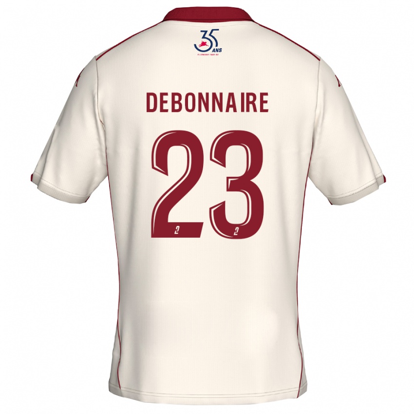 נשים Jalane Debonnaire #23 לבן בורדו הרחק ג'רזי 2025/26 חולצה קצרה