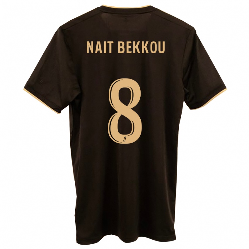 נשים Ilyes Nait Bekkou #8 כחול אדום הרחק ג'רזי 2025/26 חולצה קצרה