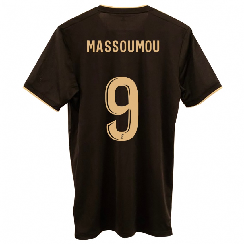 נשים Keviriel Massoumou #9 כחול אדום הרחק ג'רזי 2025/26 חולצה קצרה