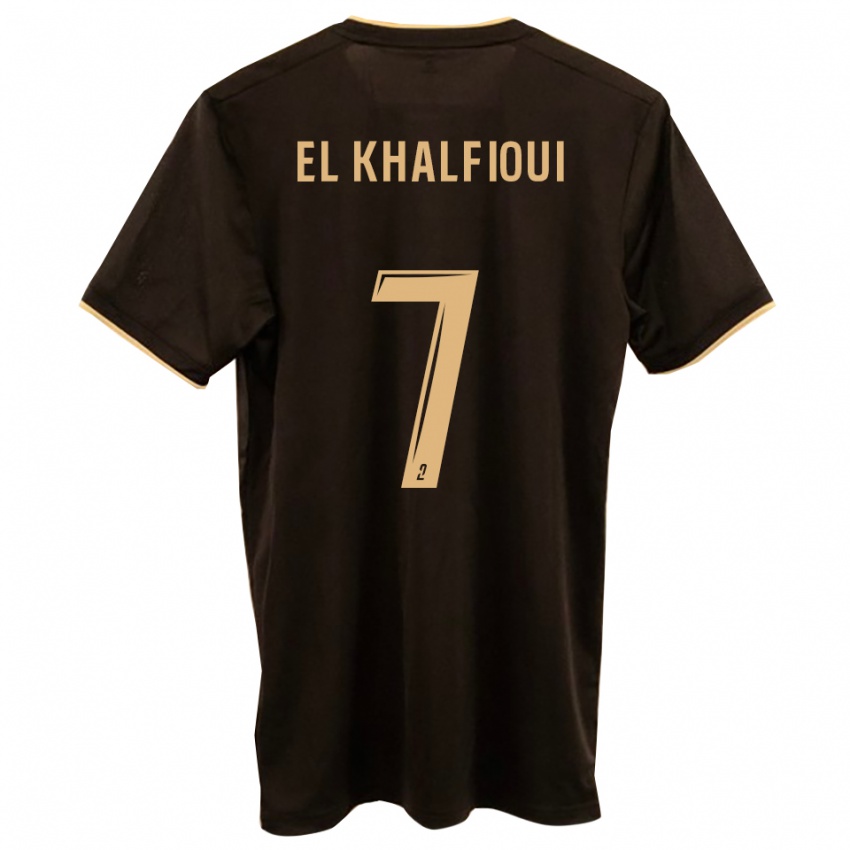 נשים Zakari El Khalfioui #7 כחול אדום הרחק ג'רזי 2025/26 חולצה קצרה