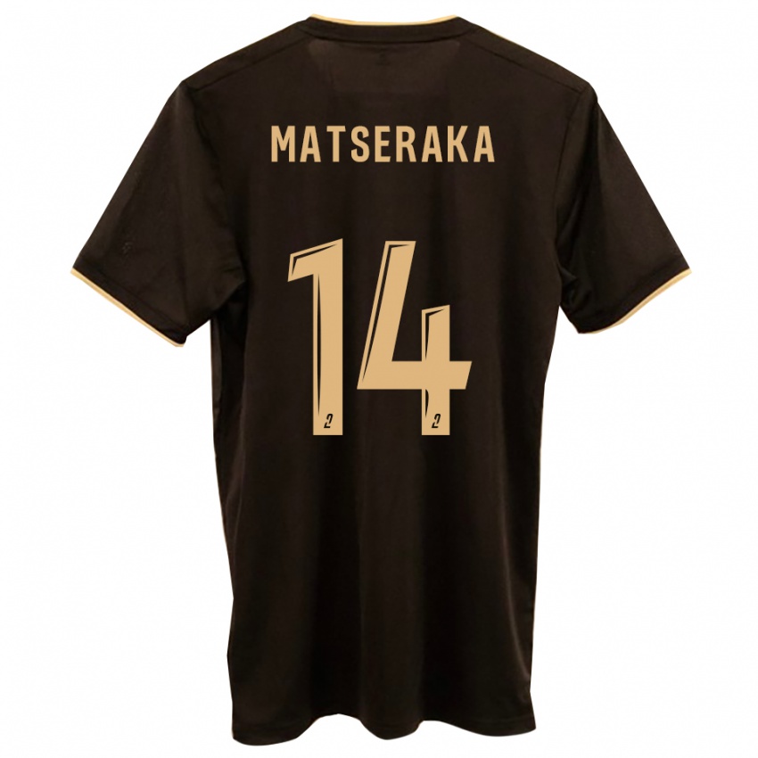 נשים Noam Matseraka #14 כחול אדום הרחק ג'רזי 2025/26 חולצה קצרה