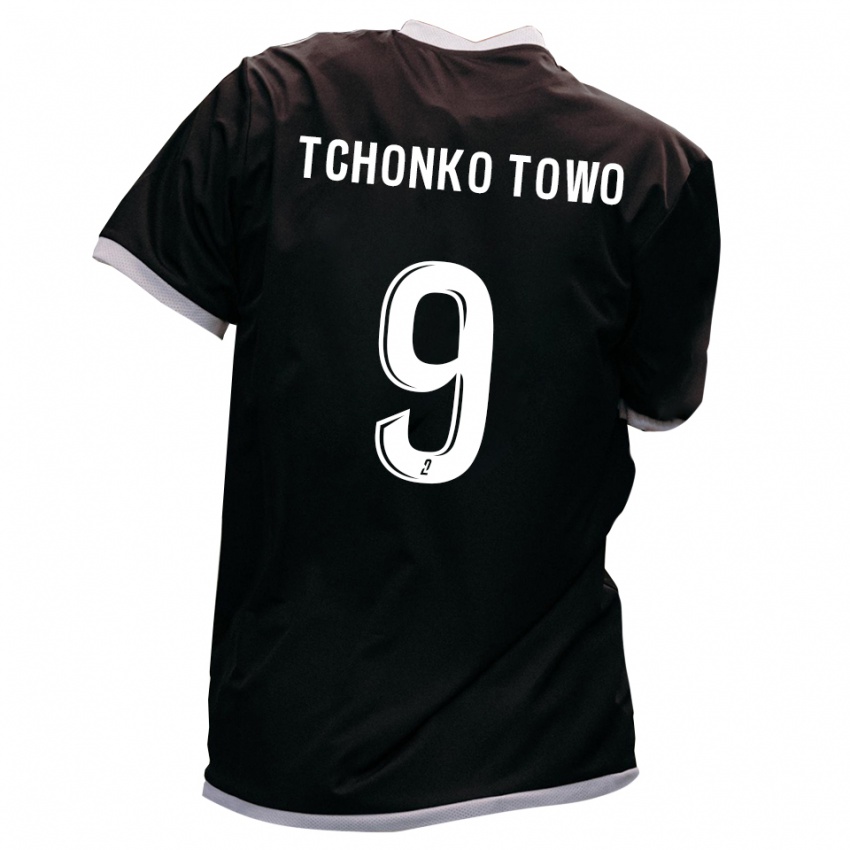 נשים Lindjeck Tchonko Towo #9 שחור זהב הרחק ג'רזי 2025/26 חולצה קצרה